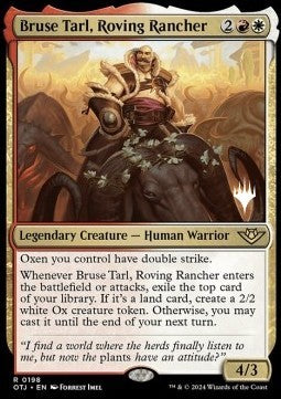 Bruse Tarl, Roving Rancher (V.2)⁣ - Outlaws of Thunder Junction: Promos⁣ (Rare)⁣ [198]