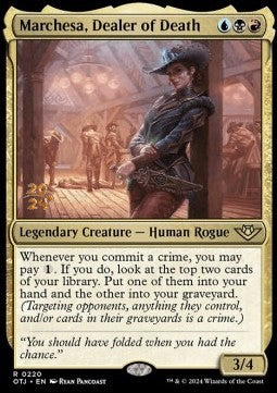 Marchesa, Dealer of Death (V.1)⁣ - Outlaws of Thunder Junction: Promos⁣ (Rare)⁣ [220]