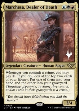 Marchesa, Dealer of Death (V.2)⁣ - Outlaws of Thunder Junction: Promos⁣ (Rare)⁣ [220]