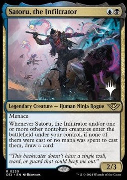 Satoru, the Infiltrator (V.2)⁣ - Outlaws of Thunder Junction: Promos⁣ (Rare)⁣ [230]