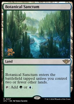 Botanical Sanctum (V.1) - Outlaws of Thunder Junction: Promos (Rare) [POTJ-267]