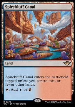 Spirebluff Canal (V.1)⁣ - Outlaws of Thunder Junction: Promos⁣ (Rare)⁣ [270]
