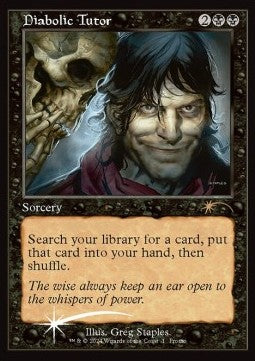 Diabolic Tutor⁣ - Open House Promos⁣ (Rare)