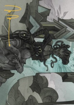 Art Series: Vraska Joins Up (V.2)⁣ - Outlaws of Thunder Junction: Extras⁣ (Tip Card)⁣ [A34]