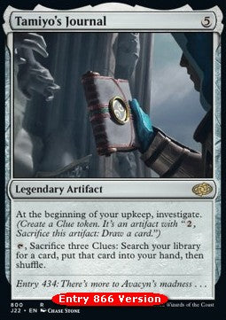 Tamiyo's Journal (V.6)⁣ - Shadows over Innistrad⁣ (Rare)⁣ [265]