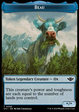 Beau Token (U */*) // Treasure Token⁣ - Outlaws of Thunder Junction: Tokens⁣ (Token)⁣ [T 6/18]