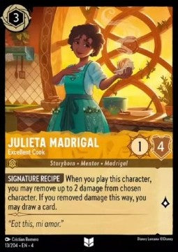 Julieta Madrigal - Excellent Cook⁣ - Ursula's Return⁣ (Uncommon)⁣ [13]