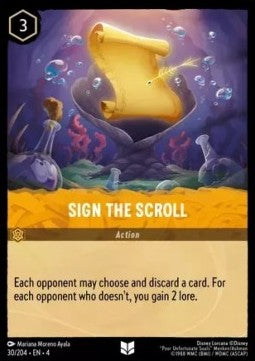 Sign The Scroll⁣ - Ursula's Return⁣ (Uncommon)⁣ [30]