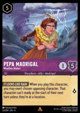 Pepa Madrigal - Weather Maker⁣ - Ursula's Return⁣ (Rare)⁣ [53]