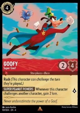 Goofy - Super Goof (V.1)⁣ - Ursula's Return⁣ (Rare)⁣ [107]