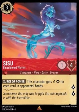 Sisu - Emboldened Warrior⁣ - Ursula's Return⁣ (Rare)⁣ [124]