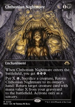 Chthonian Nightmare (V.1)⁣ - Modern Horizons 3: Extras⁣ (Rare)⁣ [330]