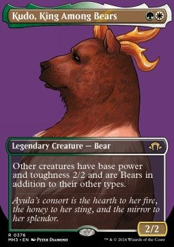 Kudo, King Among Bears (V.1)⁣ - Modern Horizons 3: Extras⁣ (Rare)⁣ [376]