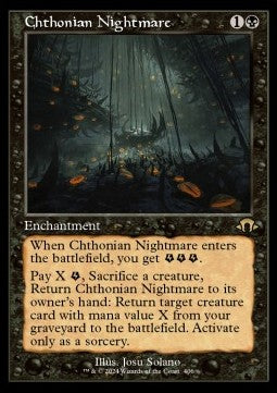 Chthonian Nightmare (V.2)⁣ - Modern Horizons 3: Extras⁣ (Rare)⁣ [406]