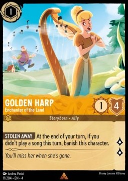 Golden Harp - Enchanter of the Land⁣ - Ursula's Return⁣ (Rare)⁣ [11]
