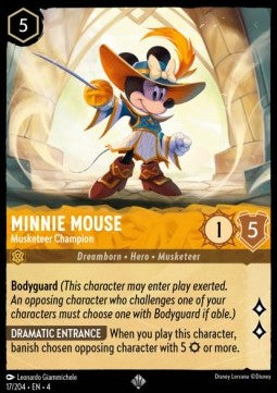 Minnie Mouse - Musketeer Champion (V.1)⁣ - Ursula's Return⁣ (Super Rare)⁣ [17]