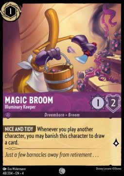 Magic Broom - Illuminary Keeper⁣ - Ursula's Return⁣ (Common)⁣ [48]