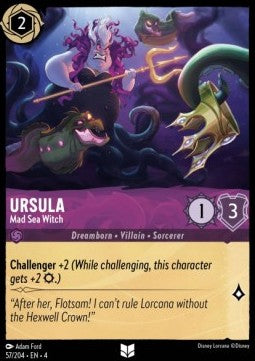 Ursula - Mad Sea Witch⁣ - Ursula's Return⁣ (Uncommon)⁣ [57]
