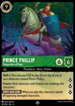 Prince Phillip - Vanquisher of Foes⁣ - Ursula's Return⁣ (Super Rare)⁣ [87]