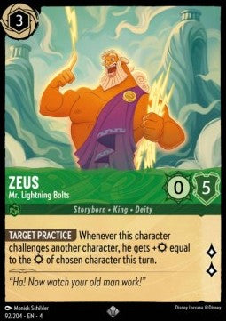 Zeus - Mr. Lightning Bolts⁣ - Ursula's Return⁣ (Super Rare)⁣ [92]