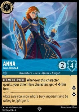 Anna - True-Hearted (V.1)⁣ - Ursula's Return⁣ (Super Rare)⁣ [138]