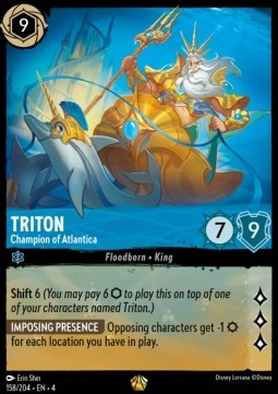Triton - Champion of Atlantica⁣ - Ursula's Return⁣ (Legendary)⁣ [158]