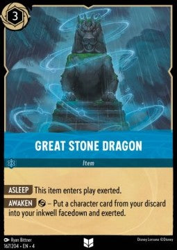 Great Stone Dragon⁣ - Ursula's Return⁣ (Uncommon)⁣ [167]