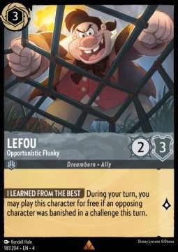 LeFou - Opportunistic Flunky⁣ - Ursula's Return⁣ (Rare)⁣ [181]