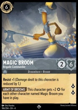 Magic Broom - Brigade Commander⁣ - Ursula's Return⁣ (Super Rare)⁣ [186]