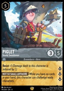 Piglet - Sturdy Swordsman (V.1)⁣ - Ursula's Return⁣ (Legendary)⁣ [191]