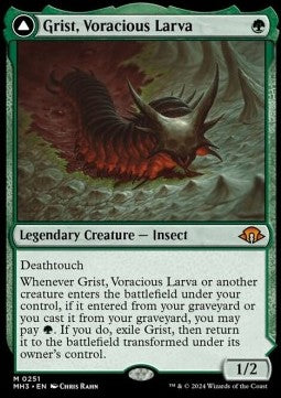 Grist, Voracious Larva // Grist, the Plague Swarm⁣ - Modern Horizons 3⁣ (Mythic)⁣ [251]