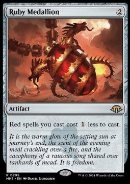 Ruby Medallion⁣ - Modern Horizons 3⁣ (Rare)⁣ [295]