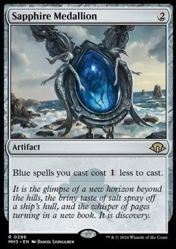 Sapphire Medallion⁣ - Modern Horizons 3⁣ (Rare)⁣ [296]