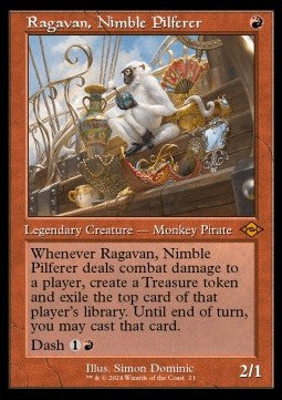 Ragavan, Nimble Pilferer⁣ - Modern Horizons 3: Retro Frame Cards⁣ (Mythic)⁣ [11]