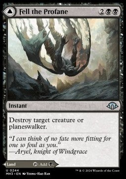 Fell the Profane // Fell Mire⁣ - Modern Horizons 3⁣ (Uncommon)⁣ [244]