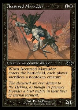 Accursed Marauder (V.1)⁣ - Modern Horizons 3: Extras⁣ (Common)⁣ [405]