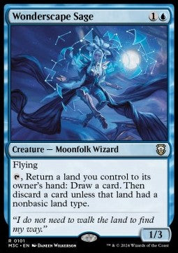 Wonderscape Sage - Commander: Modern Horizons 3 (Rare) [M3C-101]