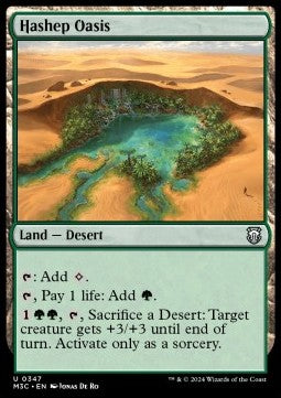 Hashep Oasis⁣ - Commander: Modern Horizons 3⁣ (Uncommon)⁣ [347]
