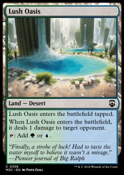 Lush Oasis⁣ - Commander: Modern Horizons 3⁣ (Common)⁣ [356]