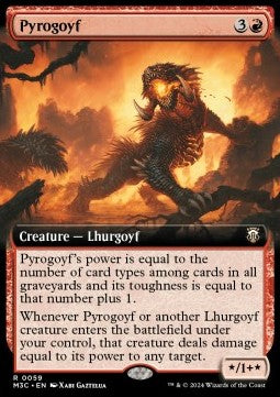 Pyrogoyf (V.1)⁣ - Commander: Modern Horizons 3: Extras⁣ (Rare)⁣ [59]