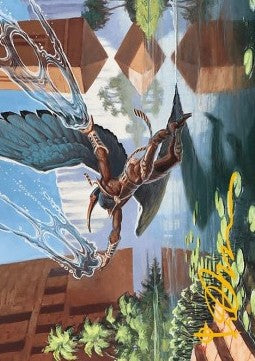 Art Series: Nadu, Winged Wisdom (V.2)⁣ - Modern Horizons 3: Extras⁣ (Tip Card)⁣ [A14]