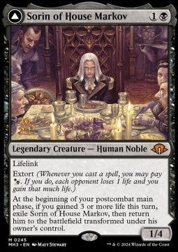 Sorin of House Markov // Sorin, Ravenous Neonate⁣ - Modern Horizons 3: Promos⁣ (Mythic)⁣ [245]