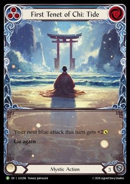 First Tenet of Chi: Tide (Extended Art Rainbow Foil)⁣ - LGS Promos⁣ (Promo)⁣ [296]