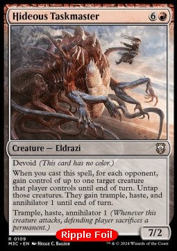 Hideous Taskmaster⁣ - Commander: Modern Horizons 3: Extras⁣ (Rare)⁣ [109]