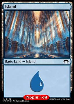 Island (V.1)⁣ - Modern Horizons 3: Extras⁣ (Land)⁣ [499]
