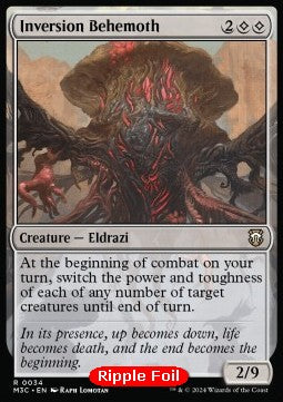 Inversion Behemoth⁣ - Commander: Modern Horizons 3: Extras⁣ (Rare)⁣ [34]