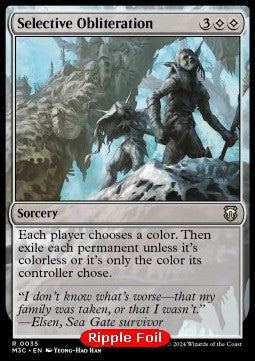 Selective Obliteration⁣ - Commander: Modern Horizons 3: Extras⁣ (Rare)⁣ [35]