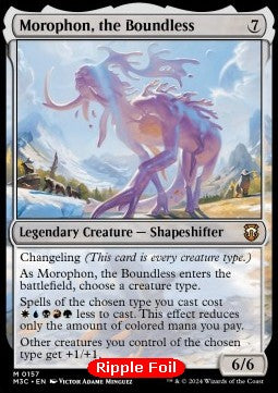 Morophon, the Boundless⁣ - Commander: Modern Horizons 3: Extras⁣ (Mythic)⁣ [157]