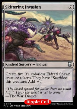 Skittering Invasion⁣ - Commander: Modern Horizons 3: Extras⁣ (Uncommon)⁣ [159]