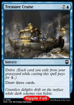 Treasure Cruise⁣ - Commander: Modern Horizons 3: Extras⁣ (Common)⁣ [195]